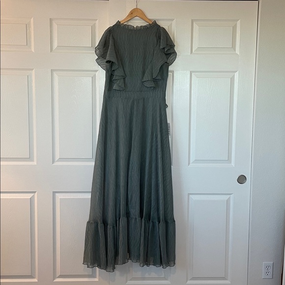 NWT Joyfolie Cass Dress in Island Sage - Picture 8 of 9